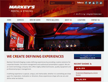 Tablet Screenshot of markeys.com